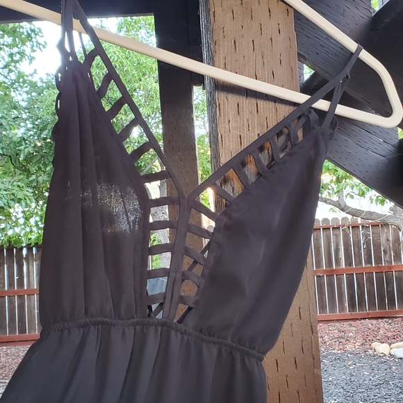 EUC - Windsor | Black Maxi Dress Size S - Picture 4 of 11